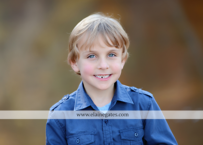 Mechanicsburg Central PA family portrait photographer outdoor boy brothers sons father mother husband wife road fence leaves water stream creek hay bale shore rocks es 06