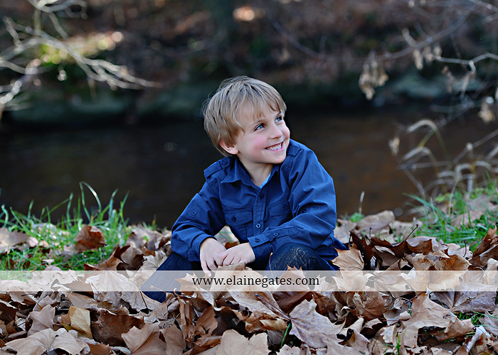 Mechanicsburg Central PA family portrait photographer outdoor boy brothers sons father mother husband wife road fence leaves water stream creek hay bale shore rocks es 11