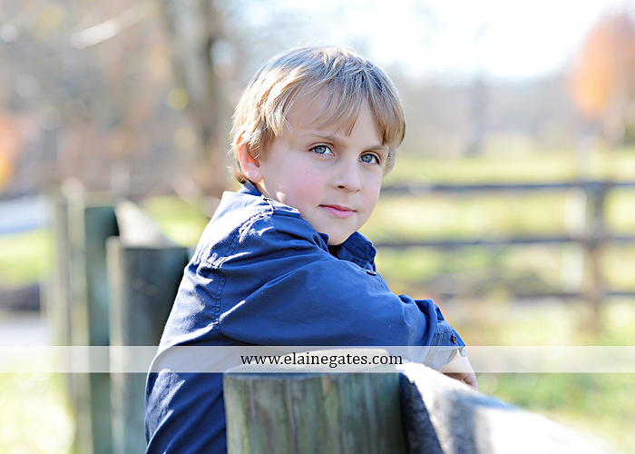 Mechanicsburg Central PA family portrait photographer outdoor boy brothers sons father mother husband wife road fence leaves water stream creek hay bale shore rocks es 15