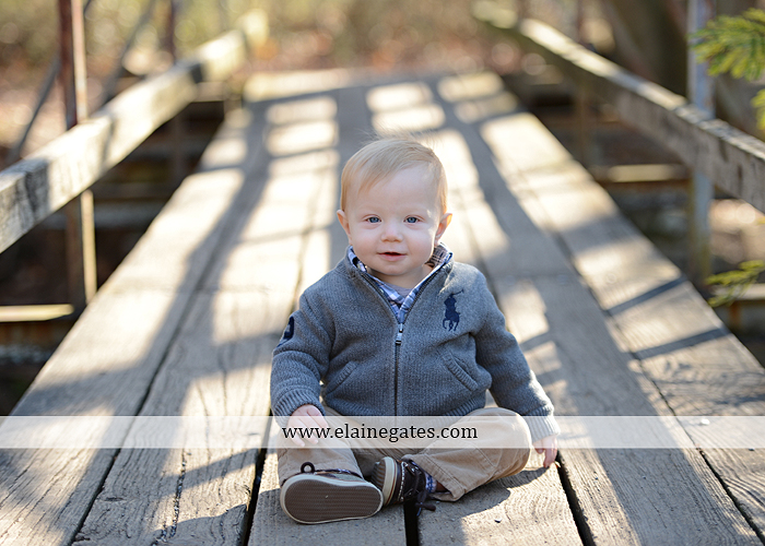 Mechanicsburg Central PA family portrait photographer outdoor boys brothers sons mother father boiling springs lake water leaves bridge steps stone wall nc 03