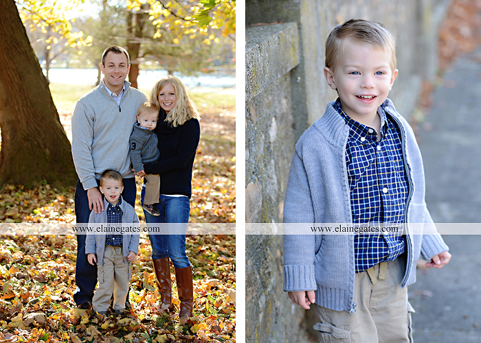 Mechanicsburg Central PA family portrait photographer outdoor boys brothers sons mother father boiling springs lake water leaves bridge steps stone wall nc 05