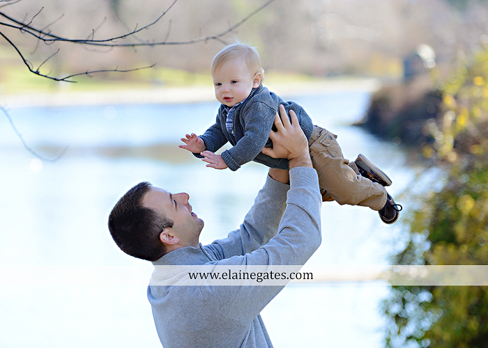 Mechanicsburg Central PA family portrait photographer outdoor boys brothers sons mother father boiling springs lake water leaves bridge steps stone wall nc 09