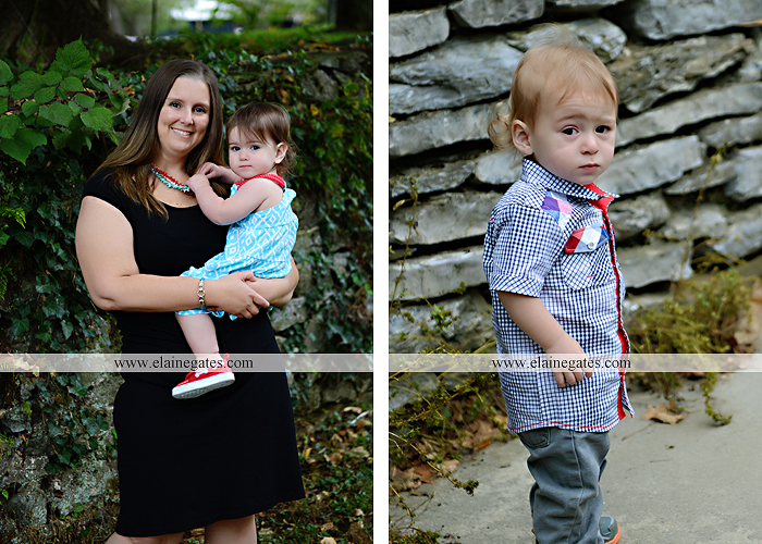 Mechanicsburg Central PA family portrait photographer outdoor children boy girl son daughter father mother husband wife bench stone wall creek water road field jk 06