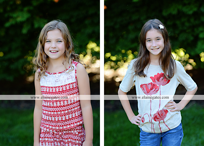 Mechanicsburg Central PA family portrait photographer outdoor children boy girls son daughters mother father husband wife grass road fence water stream creek leaves fall mf 02