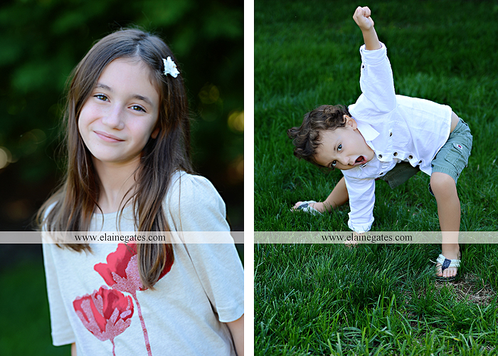 Mechanicsburg Central PA family portrait photographer outdoor children boy girls son daughters mother father husband wife grass road fence water stream creek leaves fall mf 04