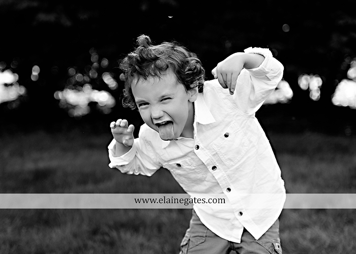 Mechanicsburg Central PA family portrait photographer outdoor children boy girls son daughters mother father husband wife grass road fence water stream creek leaves fall mf 05