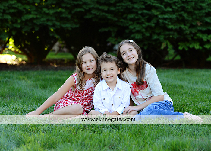 Mechanicsburg Central PA family portrait photographer outdoor children boy girls son daughters mother father husband wife grass road fence water stream creek leaves fall mf 07