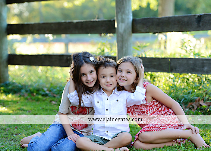 Mechanicsburg Central PA family portrait photographer outdoor children boy girls son daughters mother father husband wife grass road fence water stream creek leaves fall mf 11