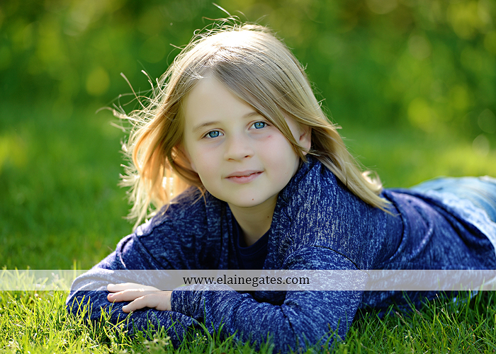Mechanicsburg Central PA family portrait photographer outdoor children girls sisters mother father mom dad grass path water creek stream shore trees woods steps flowers sb 03