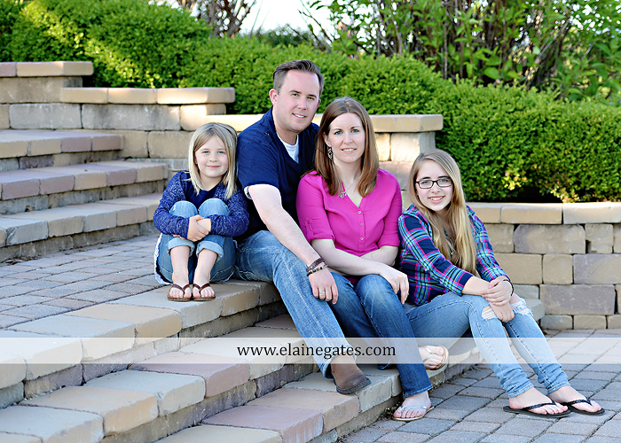 Mechanicsburg Central PA family portrait photographer outdoor children girls sisters mother father mom dad grass path water creek stream shore trees woods steps flowers sb 12