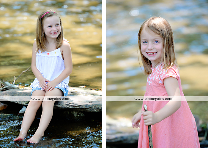 Mechanicsburg Central PA family portrait photographer outdoor children kids daughters sisters mother father field grass rocks water creek stream tb 13