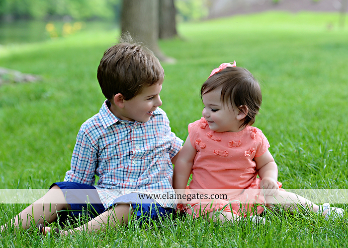 Mechanicsburg Central PA family portrait photographer outdoor children kids mother father grass trees water stream creek rocks covered bridge messiah college wildflowers wooden beams sf05