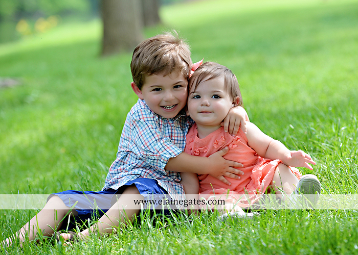 Mechanicsburg Central PA family portrait photographer outdoor children kids mother father grass trees water stream creek rocks covered bridge messiah college wildflowers wooden beams sf06