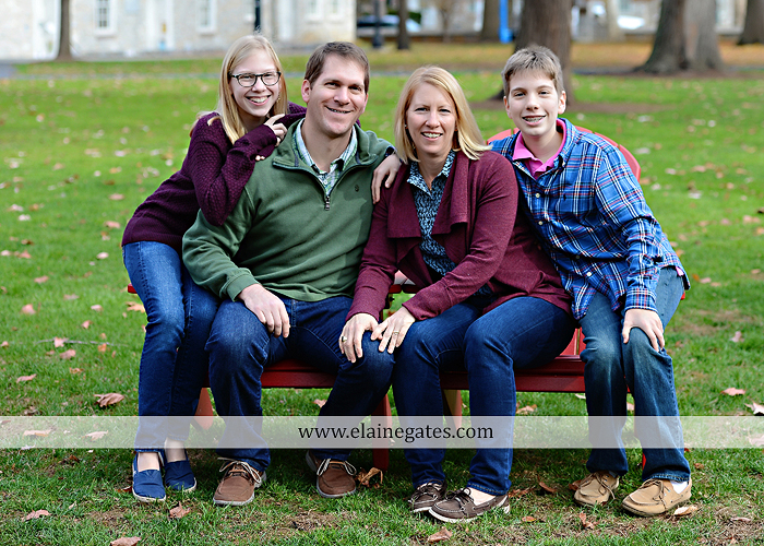 Mechanicsburg Central PA family portrait photographer outdoor girl boy sister brother husband wife father mother dickinson college grass adirondack chair path rocks stone wall leaves tree df 1