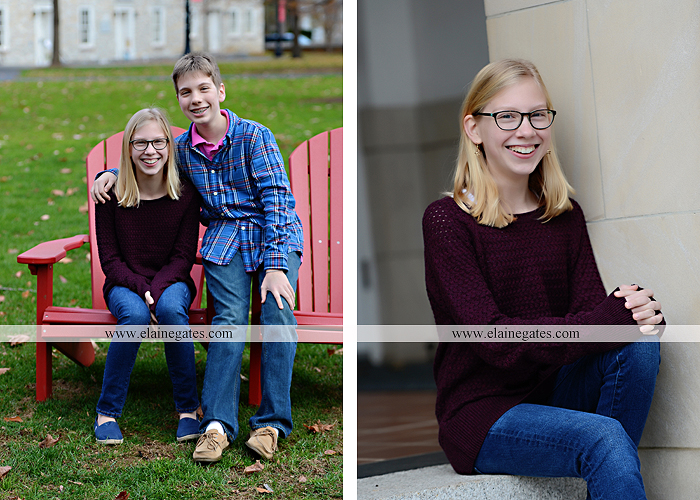 Mechanicsburg Central PA family portrait photographer outdoor girl boy sister brother husband wife father mother dickinson college grass adirondack chair path rocks stone wall leaves tree df 2