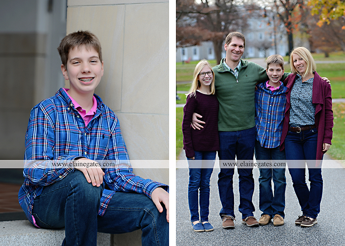 Mechanicsburg Central PA family portrait photographer outdoor girl boy sister brother husband wife father mother dickinson college grass adirondack chair path rocks stone wall leaves tree df 4
