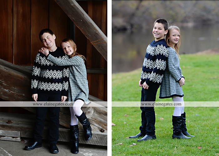Mechanicsburg Central PA family portrait photographer outdoor girl boy son daughter mother father husband wife covered bridge messiah college trees water creek stream path asl 08