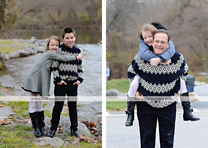 Mechanicsburg Central PA family portrait photographer outdoor girl boy son daughter mother father husband wife covered bridge messiah college trees water creek stream path asl 10