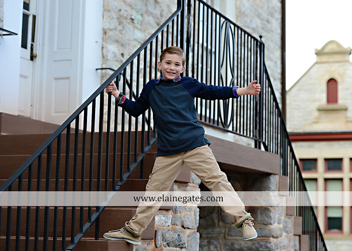 Mechanicsburg Central PA family portrait photographer outdoor girl daughter son boy husband wife father mother leaves dickinson college stone wall steps adirondack chair path grass jw 03