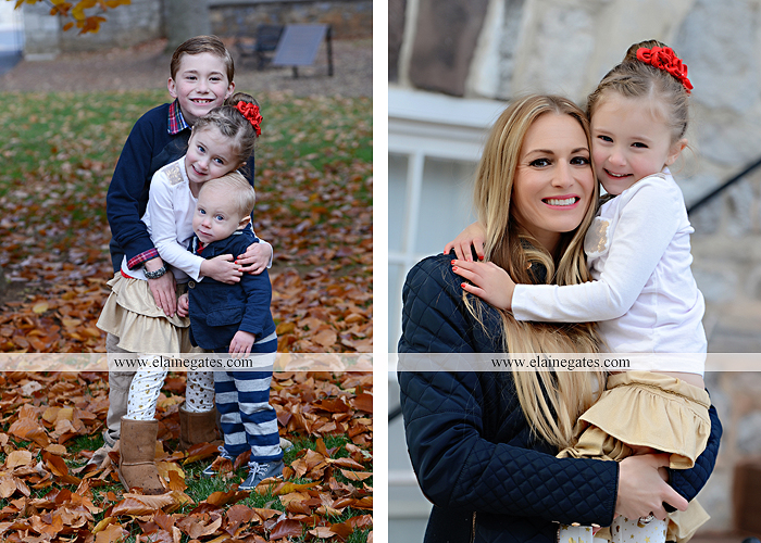 Mechanicsburg Central PA family portrait photographer outdoor girl daughter son boy husband wife father mother leaves dickinson college stone wall steps adirondack chair path grass jw 04