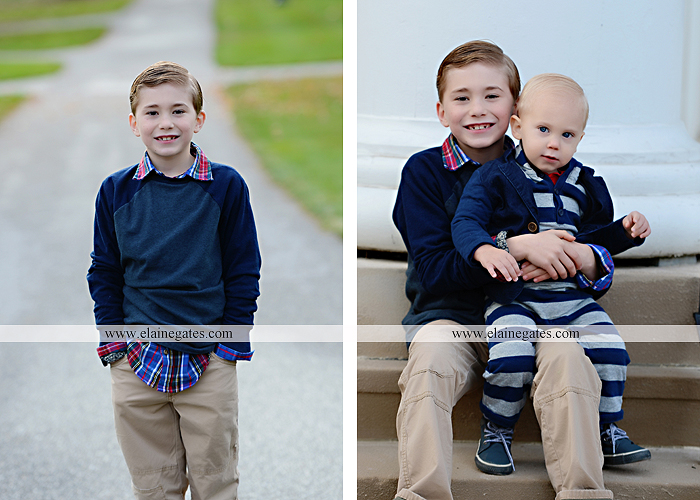 Mechanicsburg Central PA family portrait photographer outdoor girl daughter son boy husband wife father mother leaves dickinson college stone wall steps adirondack chair path grass jw 10