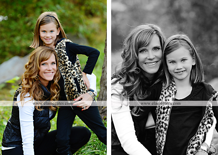 Mechanicsburg Central PA family portrait photographer outdoor girl sisters mother father husband wife road field fence hay bale dog water stream creek leaves dy 7