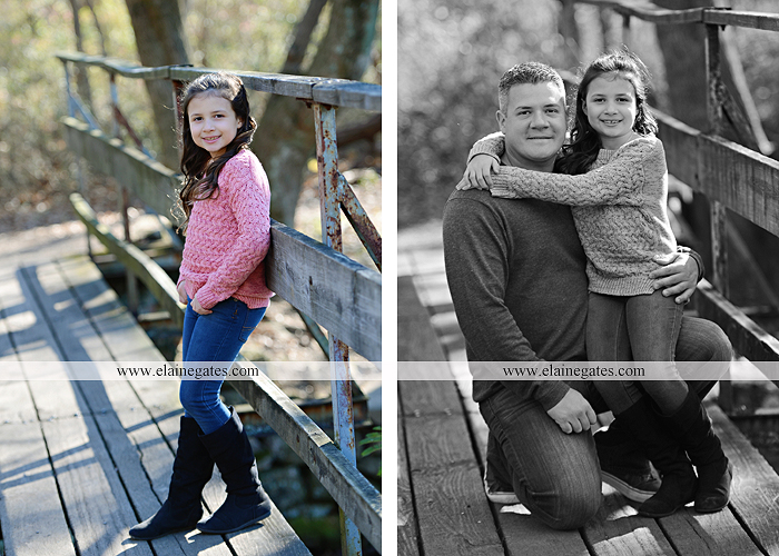 Mechanicsburg Central PA family portrait photographer outdoor girl sisters mother father leaves boiling springs lake trees wood bridge grass stone wall cc 04