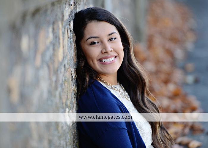 Mechanicsburg Central PA family portrait photographer outdoor girl sisters mother father leaves boiling springs lake trees wood bridge grass stone wall cc 12