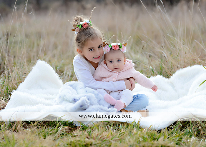 Mechanicsburg Central PA family portrait photographer outdoor girl toddler baby  mother father kiss kids field barn trees ar 04