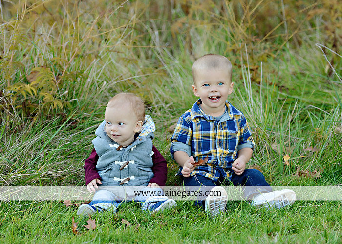 Mechanicsburg Central PA family portrait photographer outdoor son brothers mother father grass trees water stream creek field rocks nk 07