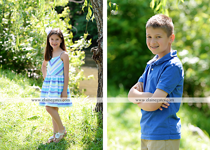 Mechanicsburg Central PA kids children portrait photographer outdoor boy girl brother sister siblings road field trees water stream creek rocks hug grass ad 07