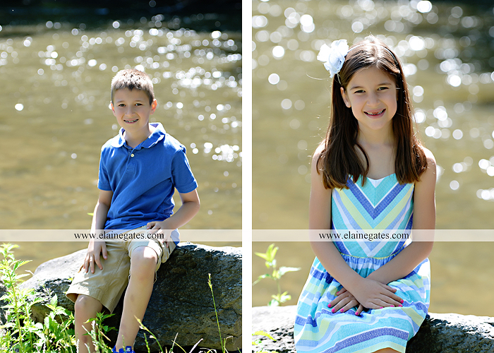 Mechanicsburg Central PA kids children portrait photographer outdoor boy girl brother sister siblings road field trees water stream creek rocks hug grass ad 11