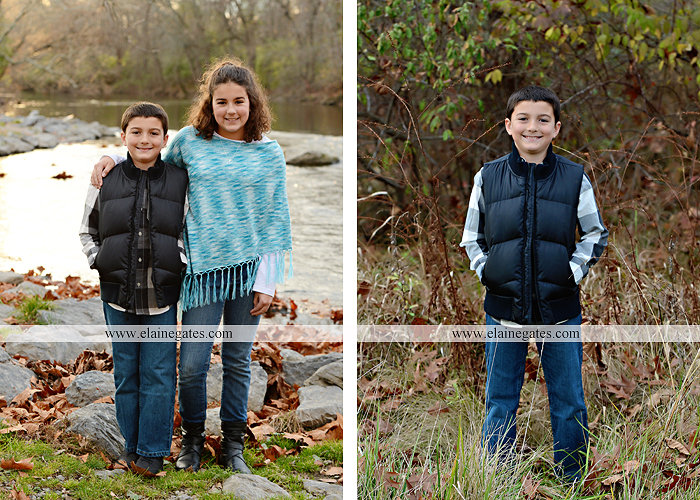 Mechanicsburg Central PA kids children portrait photographer outdoor boy girl brother sister water creek stream covered bridge messiah college leaves rocks wooden beams pittsburgh steelers path lg 2