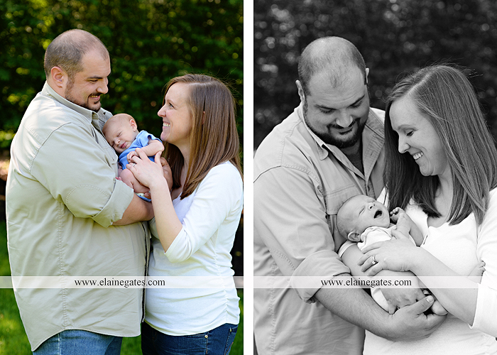 Mechanicsburg Central PA newborn baby portrait photographer boy sleeping blanket knit hat foot hand father dad mom mother kiss mb 10