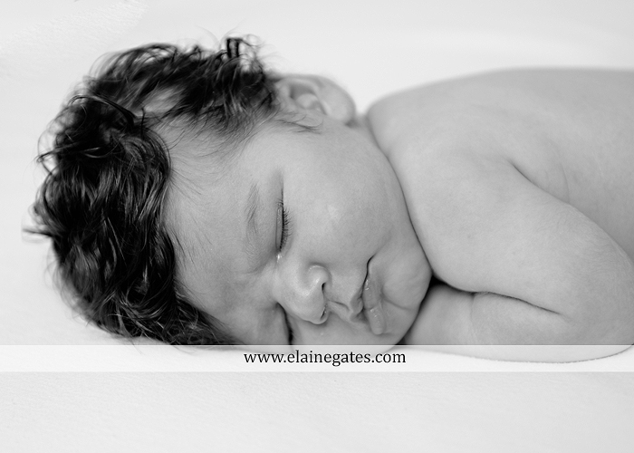 Mechanicsburg Central PA newborn baby portrait photographer boy sleeping blanket knit hat mother father son chair indoor ao 01