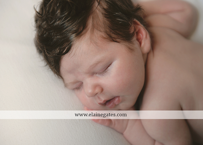 Mechanicsburg Central PA newborn baby portrait photographer boy sleeping blanket knit hat mother father son chair indoor ao 06