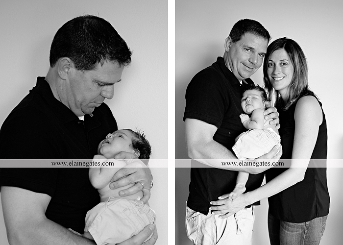 Mechanicsburg Central PA newborn baby portrait photographer boy sleeping blanket knit hat mother father son chair indoor ao 09