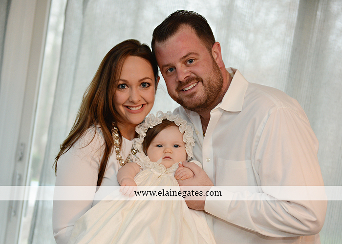 Mechanicsburg Central PA newborn baby portrait photographer girl indoor chair mother father dog quilt bed crib dress dj 2