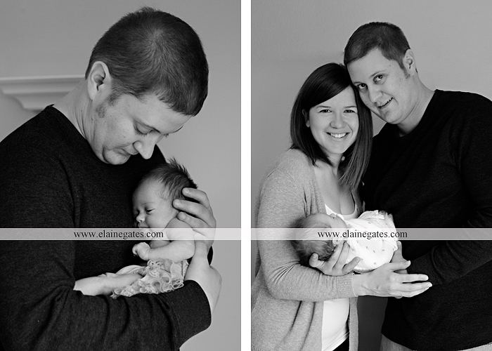 Mechanicsburg Central PA newborn baby portrait photographer girl sleeping indoor blanket bow knit hat mother father bowl basket tutu je 6