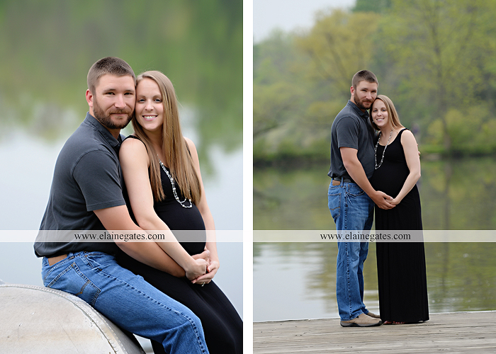 Mechanicsburg Central PA portrait photographer maternity outdoor field pinchot state park Lewisberry lake water boat dock holding hands kiss jb 5