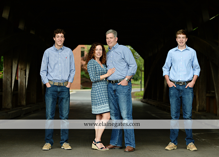 Mechanicsburg Central PA senior portrait photographer outdoor boy guy family brothers mom dad trees path field grass covered bridge messiah college track cross country running athlete at 07