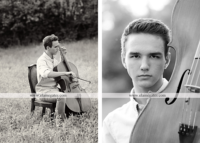 Mechanicsburg Central PA senior portrait photographer outdoor boy guy path rocks covered bridge messiah college wooden beams water stream creek grass brick steps field chair hello jm 10