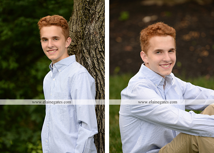 Mechanicsburg Central PA senior portrait photographer outdoor boy male formal trees woods grass wood pile forest ap 3