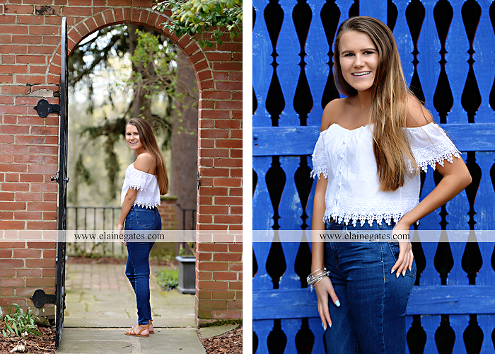 Mechanicsburg Central PA senior portrait photographer outdoor girl female Venue Chilton brick wall stone wall stone arch road trees steps CVHS cumberland valley school district gs 4