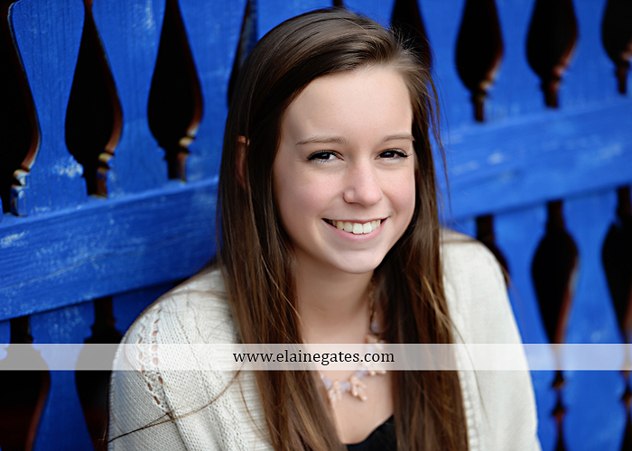 Mechanicsburg Central PA senior portrait photographer outdoor girl female Venue Chilton brick wall stone wall stone arch steps iron gate Northern high school kc 5