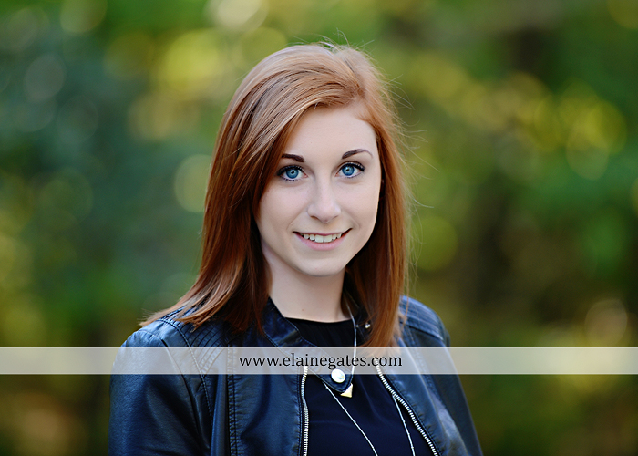 Mechanicsburg Central PA senior portrait photographer outdoor girl female formal rustic bridge stone brick wall road trees covered bridge messiah college wooden beams water stream creek leaves zm 03