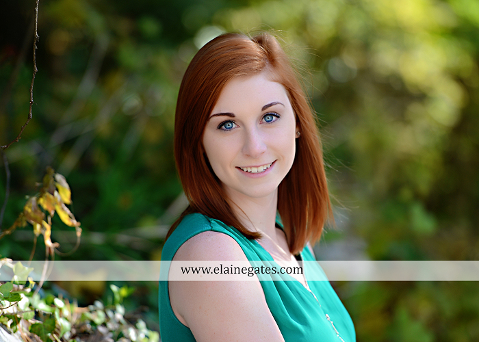 Mechanicsburg Central PA senior portrait photographer outdoor girl female formal rustic bridge stone brick wall road trees covered bridge messiah college wooden beams water stream creek leaves zm 06