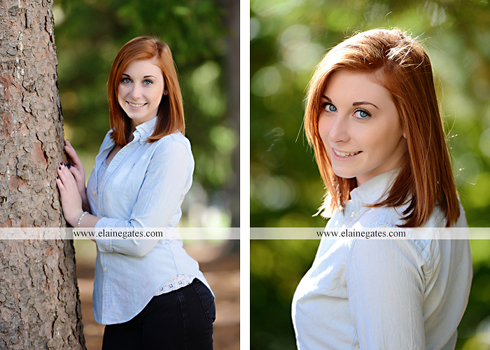 Mechanicsburg Central PA senior portrait photographer outdoor girl female formal rustic bridge stone brick wall road trees covered bridge messiah college wooden beams water stream creek leaves zm 13