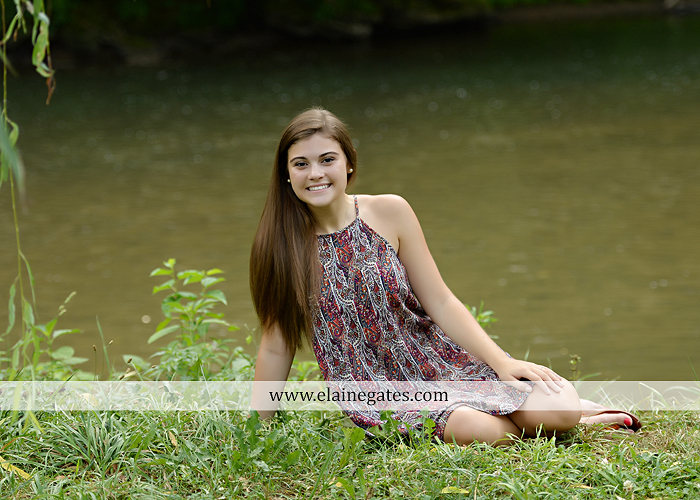 mechanicsburg-central-pa-senior-portrait-photographer-outdoor-girl-female-formal-swing-tree-hammock-grass-wildflowers-field-water-creek-stream-rocks-fallen-tree-kl-10