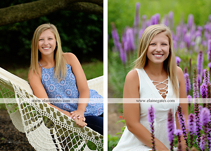Mechanicsburg Central PA senior portrait photographer outdoor girl female formal swing tree iron bench wildflowers hammock bridge covered bridge messiah college field water ls 05
